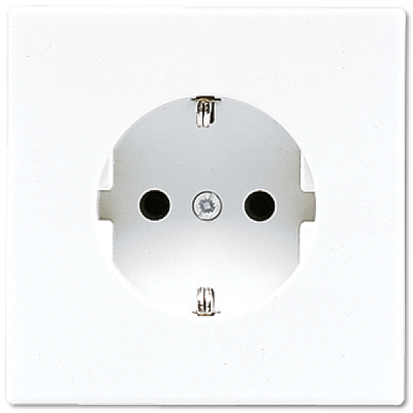 Розетка Schuko Jung LS1520PLWW