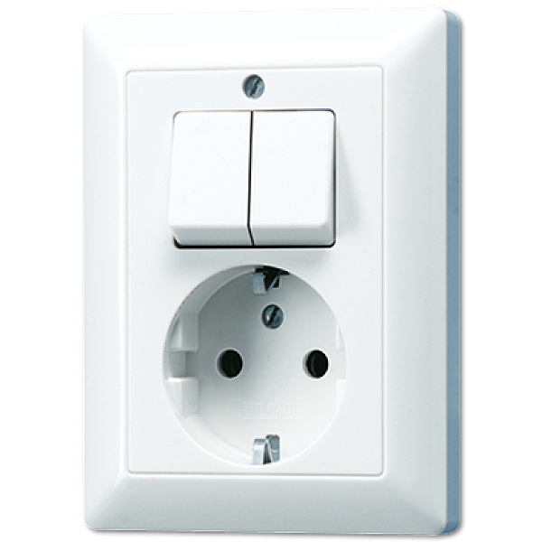 Розетка штепсельная Schuko Jung AS5575EUWW