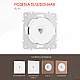 Розетка телефонная RJ11 Arte Milano 202.51-1.white