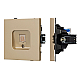 Механизм компьютерной розетки Arlight SCT-TENDO-MPC1-SFPL-GD (RJ-45, CAT6) 054592