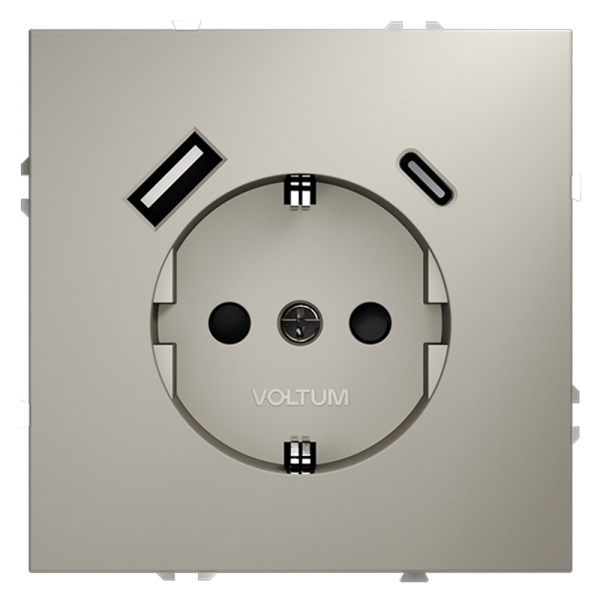 Розетка с USB, A+C Voltum S70 VLS040503 Розетка с USB, A+C Voltum S70 VLS040503