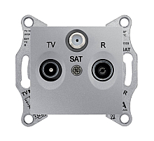 Розетка TV/R/SAT проходная Schneider Electric Sedna 4dB SDN3501460