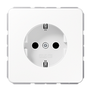 Розетка штепсельная Schuko Jung CD1520BFWW