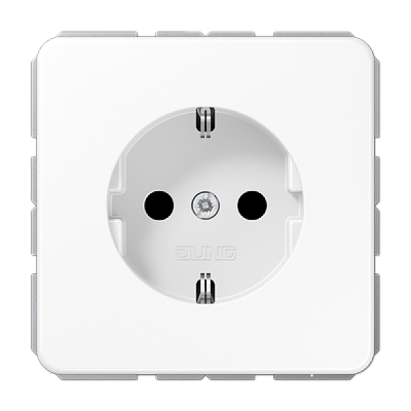 Розетка штепсельная Schuko Jung CD1520BFWW