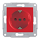 Розетка Schneider Electric Sedna с/з со шторками 16A 250V SDN3000341