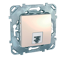 Розетка телефонная RJ11 Schneider Electric Unica MGU5.492.25ZD