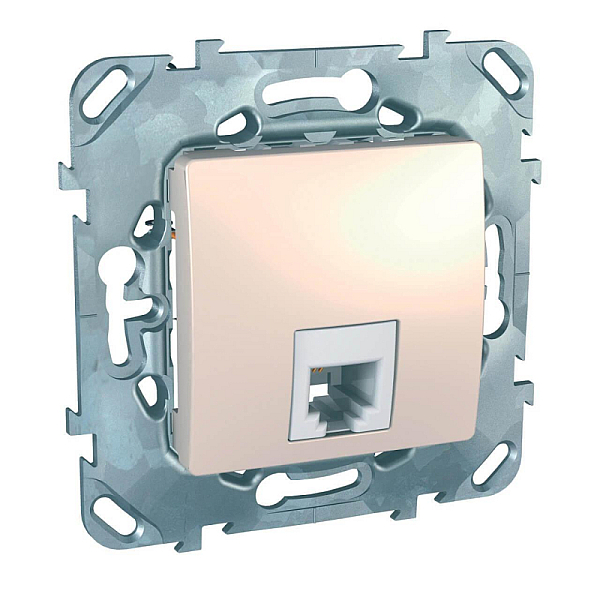 Розетка телефонная RJ11 Schneider Electric Unica MGU5.492.25ZD