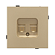 Механизм компьютерной розетки двойной SCT-TENDO-MPC2-SFPL-GD (RJ-45, CAT6) 054596