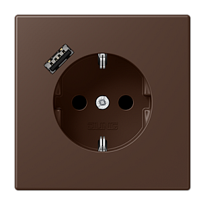 Розетка 2K+З USB Typ A Jung LC1520-18A239