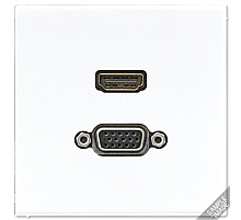 Розетка HDMI/VGA Jung MALS1173