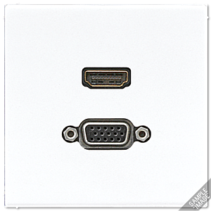 Розетка HDMI/VGA Jung MALS1173