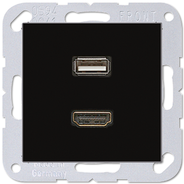 Розетка HDMI/USB Jung MAA1163SW