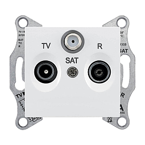 Розетка TV/R/SAT оконечная Schneider Electric Sedna 1dB SDN3501321
