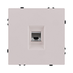 Розетка Ethernet RJ45 Cat.6, кашемир матовый Kollinger Eclipse EC-017CM