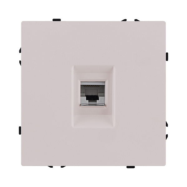 Розетка Ethernet RJ45 Cat.6, кашемир матовый Kollinger Eclipse EC-017CM