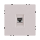 Розетка Ethernet RJ45 Cat.6, кашемир матовый Kollinger Eclipse EC-017CM