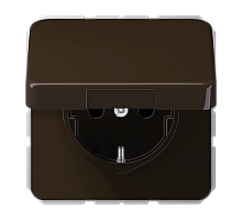 Розетка штепсельная Schuko Jung CD1520BFKIKLBR