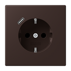 Розетка 2K+З USB Typ C Jung LC1520-18C252