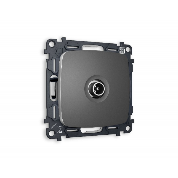 Комплект механизма TV розетки оконечной 50-870 MHz 1dB Ambrella Volt Omega MO663010 Комплект механизма TV розетки оконечной 50-870 MHz 1dB Ambrella Volt Omega MO663010