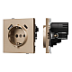 Механизм розетки с USB зарядкой Arlight SCT-TENDO-MUAC-PL-GD (230V, 16A) 054089