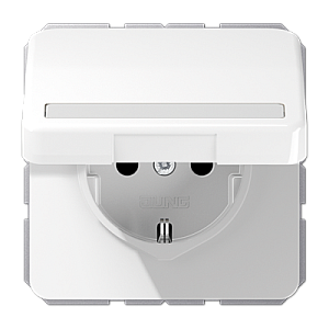 Розетка штепсельная Schuko Jung CD1520BFNAKLWW