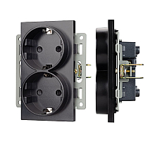 Механизм электрической розетки Arlight SCT-MEUD-PL-BK (250V, 16A) 043765