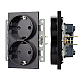 Механизм электрической розетки Arlight SCT-MEUD-PL-BK (250V, 16A) 043765