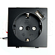 Розетка 2P+PE Stekker Эрна с USB черный PST16-9111-03 49155