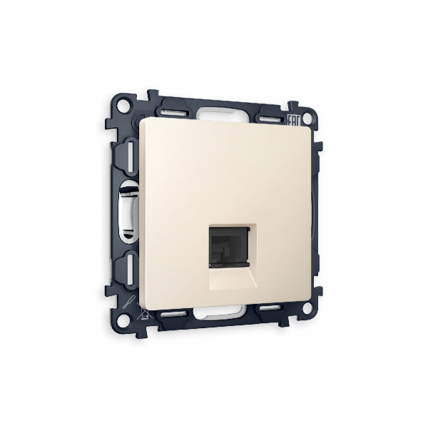 Комплект механизма телефонной розетки RJ-11(4P4C) со шторкой Ambrella Volt Alfa MA332030 Комплект механизма телефонной розетки RJ-11(4P4C) со шторкой Ambrella Volt Alfa MA332030