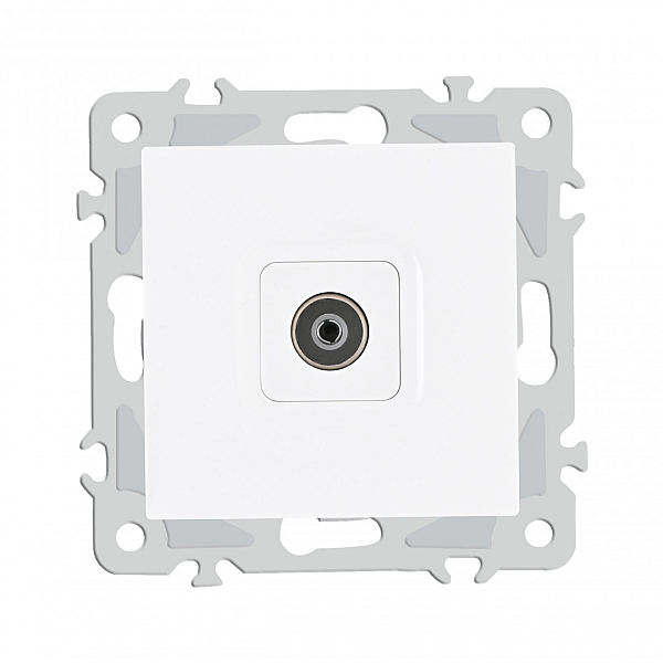 Розетка TV Arte Milano 206.43-1.white