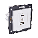 Розетка USB A+C 20W, белый Kollinger REA-037WH для Aspekt, Eleganz, Reflex