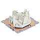 Розетка компьютерная 2-местная RJ-45 (механизм) Stekker GLS00-7109-01 Катрин, белый 50003