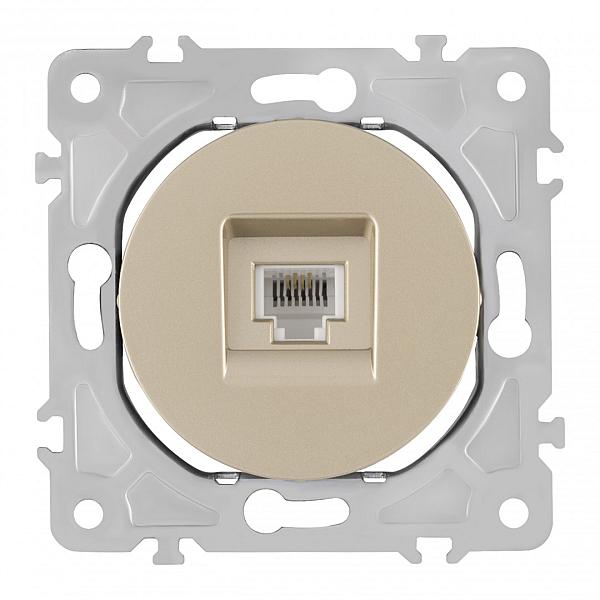 Розетка RJ45 Arte Milano 202.45-1.shampan