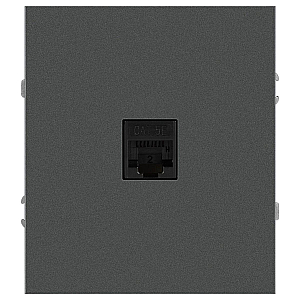 Розетка Эра Arktik 16-3107-06 информационная RJ45 графит Б0070479
