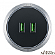 Трековая розетка Arte Milano Am-track-sockets 380066TS LED/USBx2 Grey
