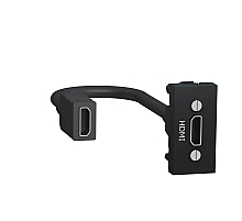 Розетка компьютерная HDMI Schneider Electric Unica New Modular NU343054
