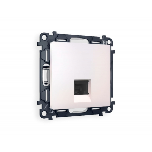 Комплект механизма компьютерной розетки RJ-45(8P8C) CAT6 со шторкой Ambrella Volt Alfa MA212010