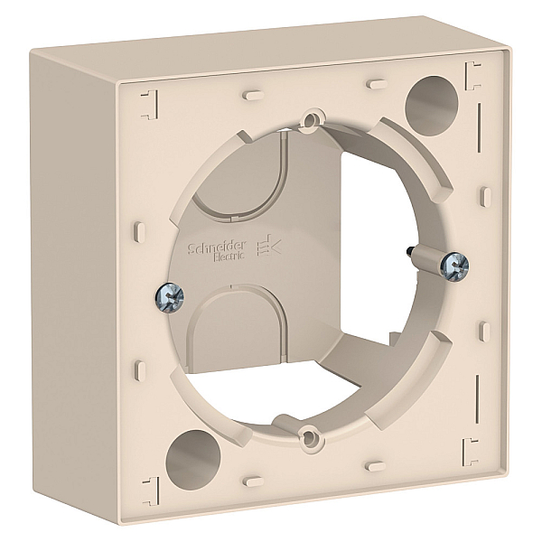 Коробка для наружного монтажа Systeme Electric AtlasDesign бежевая ATN000200