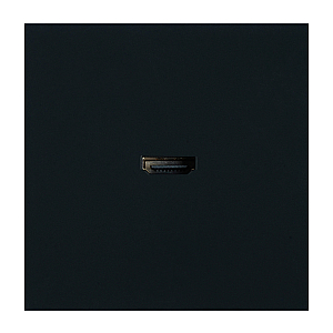Розетка HDMI 2.0 Type A Stekker Мия RST00-3118-05 черный бархат 50828