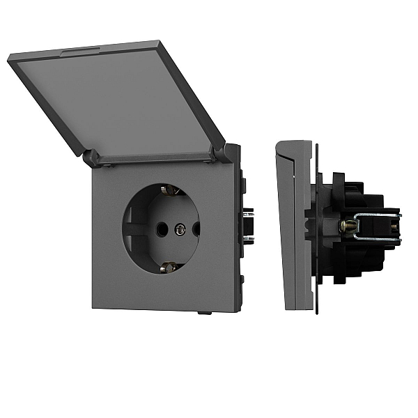 Механизм розетки влагозащищённый SCT-TENDO-MCP-SFPL-GR (230V, 16A) 054601