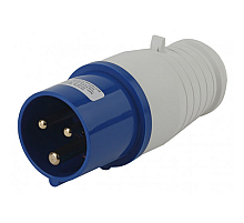 Вилка ЭРА V-16-2P-PE-IP44 переносная 013 2Р+РЕ 16А 220В IP44 Б0032849