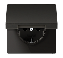 Розетка штепсельная Schuko Jung AL1520NKLAN