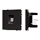 Розетка компьютерная софт-тач черный оникс Arlight SCT-MPC1-SFPL-BK (RJ-45, CAT6) 054305(1)