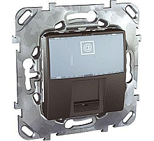 Розетка компьютерная RJ45 Schneider Electric Unica MGU5.425.12ZD
