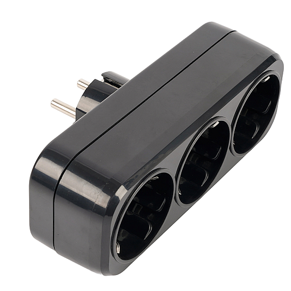 Разветвитель сетевой 3-местный Stekker 250V 16A ABS ADP16-23-20 50681