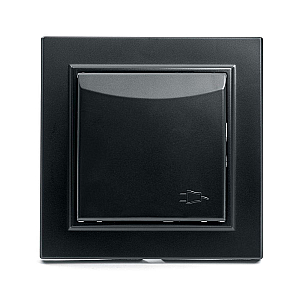 Розетка 1-местная с крышкой Stekker PST16-9012-03 с защитной шторкой 39481