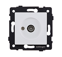 Розетка TV (папа), белый матовый Kollinger REA-007WM для Aspekt, Eleganz, Reflex