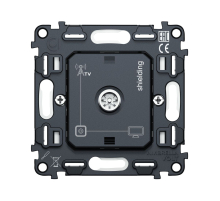 Механизм TV розетки оконечной экранированной 5-1000MHz 3dB QUANT Ambrella Volt VM199