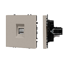Розетка компьютерная софт-тач кашемир Arlight SCT-MPC1-SFPL-CA (RJ-45, CAT6) 059438(1)