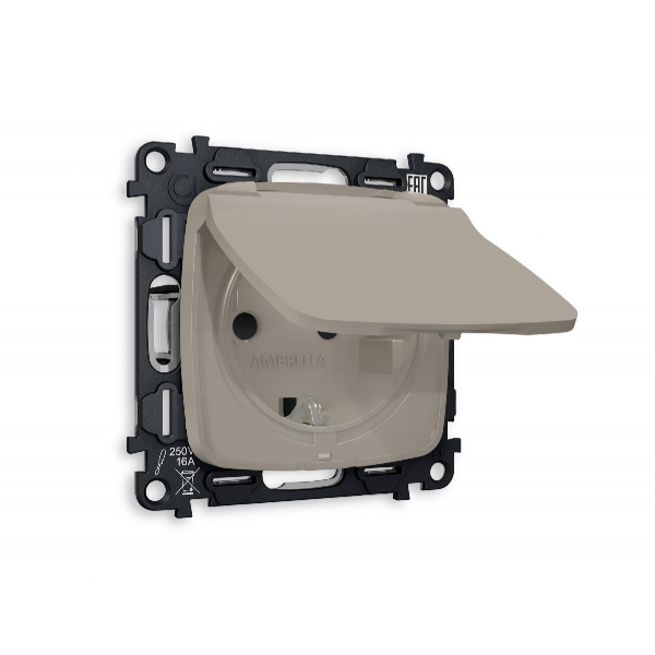 Комплект механизма розетки Ambrella Volt Omega MO368010 Комплект механизма розетки Ambrella Volt Omega MO368010